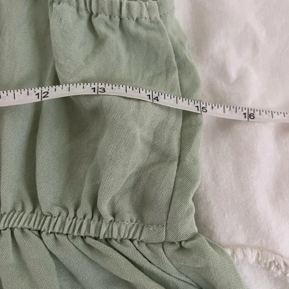 Green Ruffled Dress - Picture 4 of 5